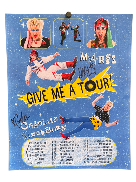 GMAT MARIS AND CK SIGNED POSTER