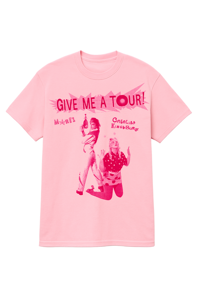 GIVE ME A TOUR! TOUR TEE (PINK) (2XL/3XL)